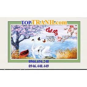 Tranh thêu chữ cha mẹ